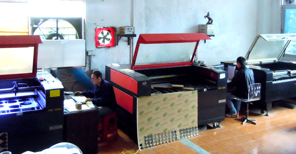 凱力克激光切割生產車間